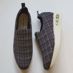 Karl Lagerfeld slip on printed sneakers - size 9.5